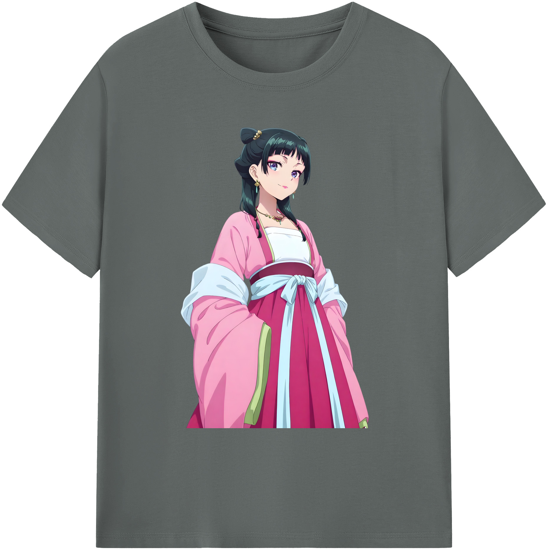 （画像用） 薬屋のひとりごと The Apothecary Diaries 綿100％ メンズ半袖Tシャツ｜肌触りやわらか＆通気性